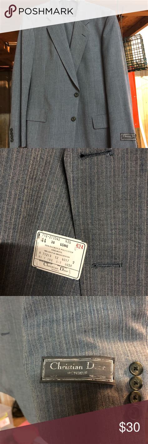 dior vintage suit|pre owned christian dior suit.